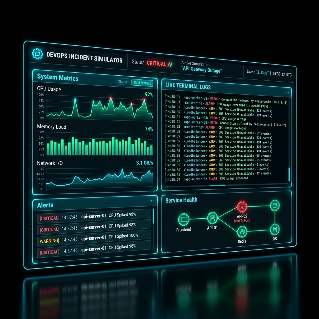 DevOps Incident Simulator Preview